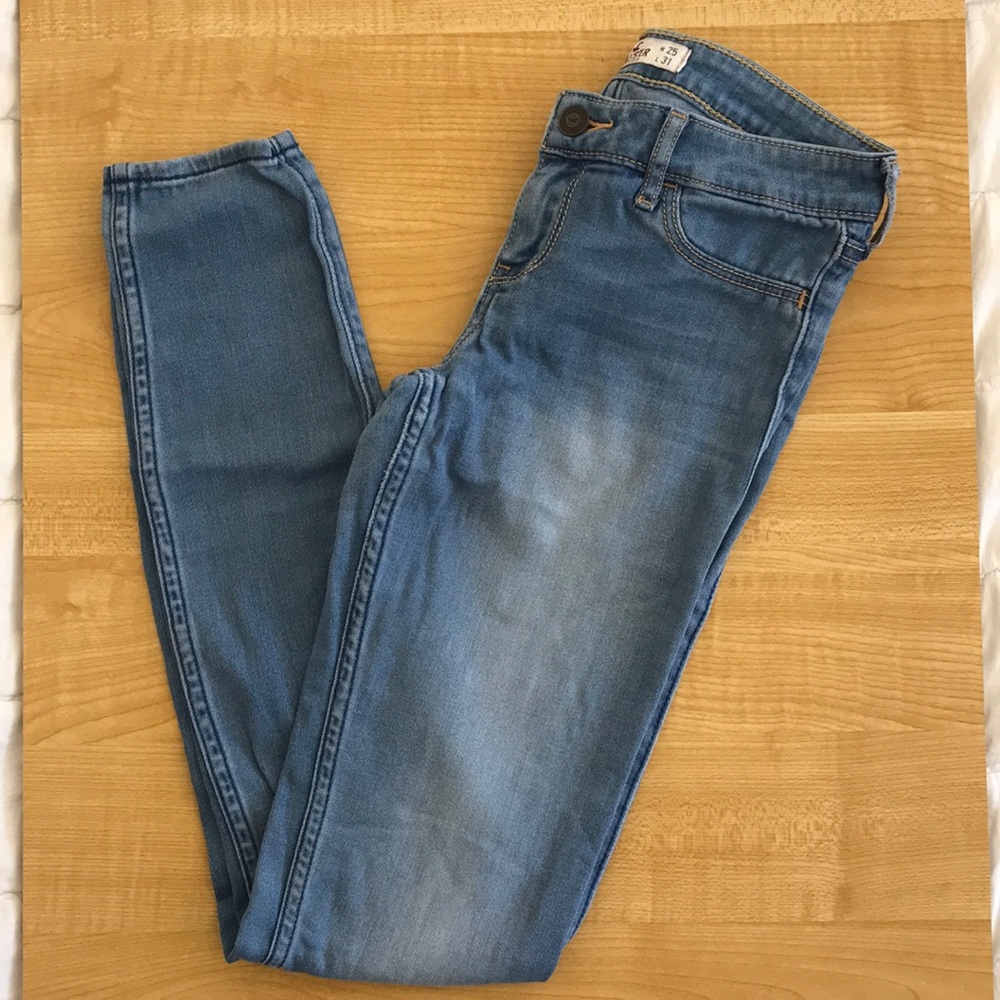 Hollister light blue Jean pants size 1L